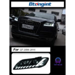For 2006‑2015 Audi Q7 Headlight Assembly Retrofit, LED DRL, Laser Projector Headlamp, Sequential Turn Signal