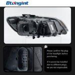 For 2006‑2015 Audi Q7 Headlight Assembly Retrofit, LED DRL, Laser Projector Headlamp, Sequential Turn Signal
