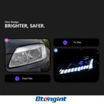 For 2006‑2015 Audi Q7 Headlight Assembly Retrofit, LED Laser Projector Headlamp, DRL & Sequential Turn Signal