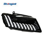 For 2008‑2018 Audi Q5 Headlight Assembly Retrofit, LED Laser Projector Headlamp, Sequential Turn Signal