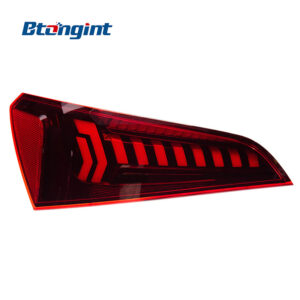 For 2008‑2018 Audi Q5 Tail Light Assembly Retrofit, Q7‑Style Dynamic Sequential LED Turn Signal Rear Lamp