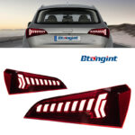 For 2008‑2018 Audi Q5 Tail Light Assembly Retrofit, Q7‑Style Dynamic Sequential LED Turn Signal Rear Lamp