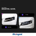 For 2009‑2012 Audi A4 Headlight Assembly Retrofit, Airplane‑Style Dynamic Sequential Turn Signal, LED Bi‑Xenon Projector Headlamp