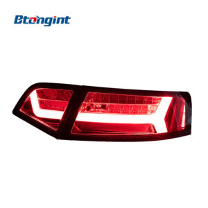 For 2009‑2012 Audi A6L Tail Light Assembly Retrofit, LED Running Light & Sequential Turn Signal Rear Lamp