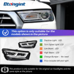 For 2009‑2018 Audi Q5 Headlight Assembly Retrofit, New Q5L‑Style Matrix LED Headlamp with Daytime Running Light