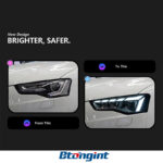 For 2012‑2016 Audi A5 Headlight Assembly Retrofit, RS5‑Style Dynamic DRL, LED Projector Lens & Sequential Turn Signal