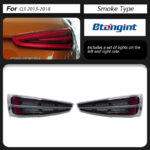 Taillight Assembly For Audi Q3 2013‑2018, Modified New‑Style LED Running Light, Brake Light With Sequential Flowing Turn Signal