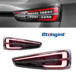 Taillight Assembly For Audi Q3 2013‑2018, Modified New‑Style LED Running Light, Brake Light With Sequential Flowing Turn Signal