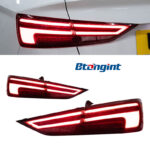 Taillight Assembly For Audi A3 2013‑2019, Base‑to‑High Spec Retrofit LED Rear Tail Light, Brake Light With Sequential Flowing Turn Signal