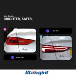 Taillight Assembly For Audi A3 2013‑2019, Base‑to‑High Spec Retrofit LED Rear Tail Light, Brake Light With Sequential Flowing Turn Signal