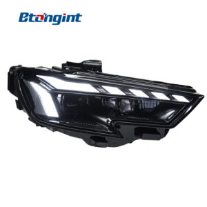 Headlight Assembly For Audi A3 2013‑2020, RS‑Style Retrofit LED Lens Headlamp With Sequential Running Turn Signal