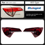 Taillight Assembly For Honda Vezel 2015‑2021, Audi‑Style Modified LED Sequential Turn Signal & Brake Lamp