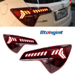 Taillight Assembly For Honda Vezel 2015‑2021, Audi‑Style Modified LED Sequential Turn Signal & Brake Lamp