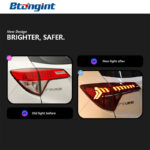 Taillight Assembly For Honda Vezel 2015‑2021, Audi‑Style Modified LED Sequential Turn Signal & Brake Lamp