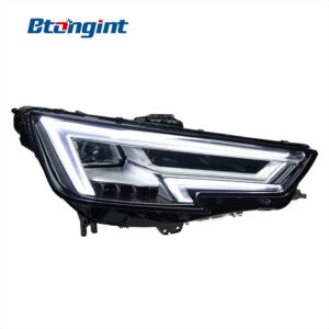 Headlight Assembly For Audi A4 B9 / A4L 2017‑2019 Retrofit LED Headlamp, Sequential Turn Signal