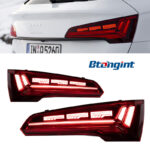 Taillight Assembly For Audi Q5L 2018‑2024, Retrofit New‑Style LED Brake Light & Sequential Flowing Turn‑Signal Rear Taillight