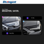 Headlight Assembly For Audi A6 C8 2019‑2024 Retrofit Low‑To‑High‑Spec 5‑Strip LED Matrix Sequential Headlamp