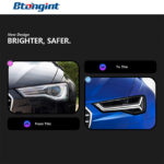 Headlight Assembly For Audi A6 C7 2016‑2018 Upgrade, Flowing LED Daytime Running Light & Turn‑Signal Headlamp