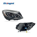Factory Direct Supply Headlight, High‑Trim US‑Spec LED Headlamp For Mercedes‑Benz W205 C300 2015‑2017