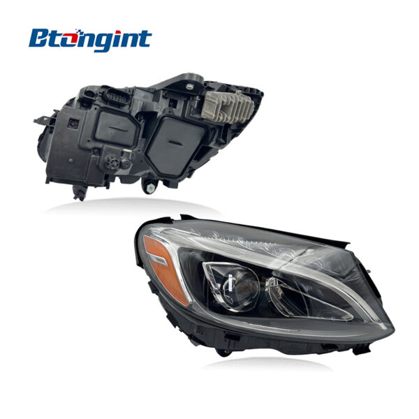 Genuine OEM Headlight For 2015‑2017 Mercedes‑Benz C‑Class W205 C300 US‑Spec High‑Version Dual‑Lens Xenon Headlamp Assembly