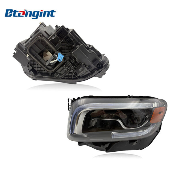 OEM US‑Spec LED Headlight Assembly With Amber Marker For 2021 Mercedes‑Benz GLB‑Class W247, Original Used Front Headlamp