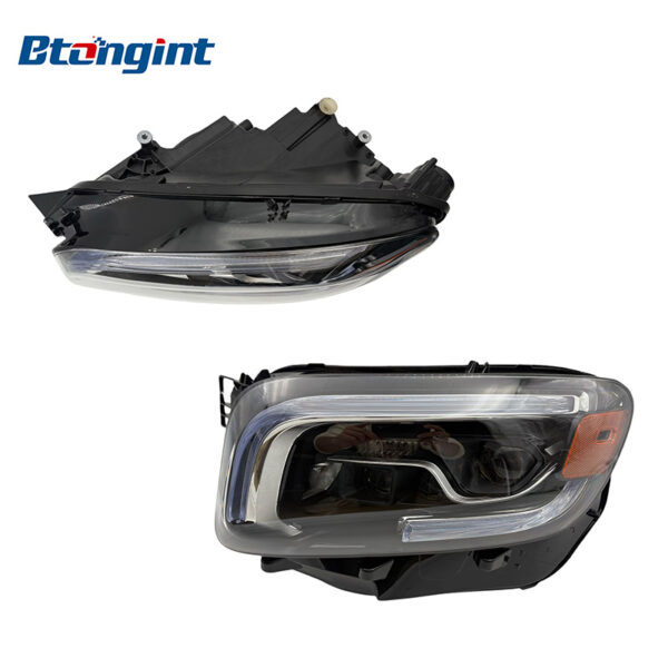 OEM US‑Spec High‑Spec LED Headlight Assembly With Amber Marker For 2021 Mercedes‑Benz GLB‑Class W247, Original Used Front Headlamp