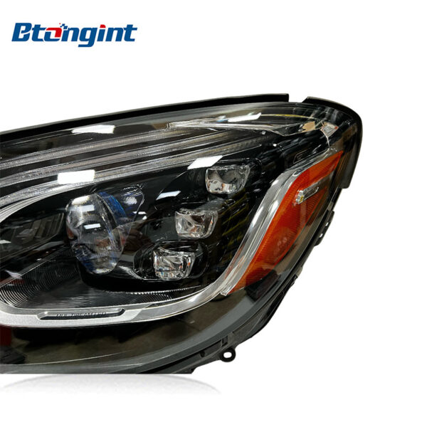 OEM US‑Spec LED Headlight Assembly With Amber Marker For Mercedes‑Benz S‑Class W222 S320 S400 S450 S500 S600, Original Used Front Headlamp
