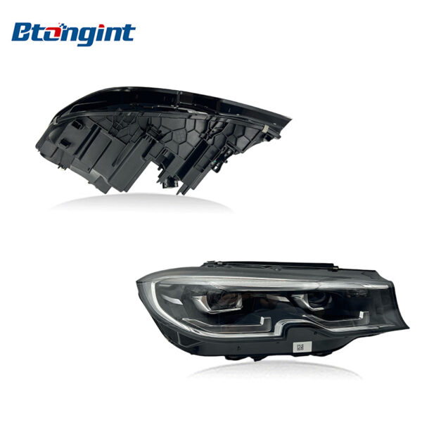 OEM US‑Spec LED Headlight Assembly With Amber Marker For 2019 BMW 3‑Series G20 320 325 330, Original Used Front Headlamp