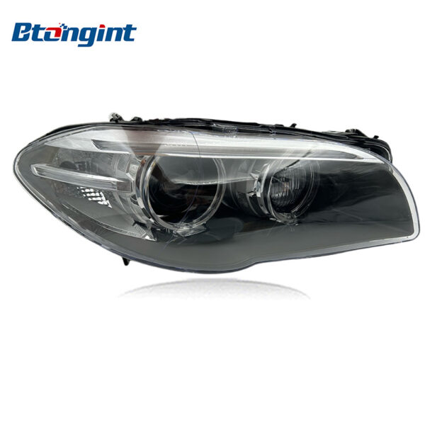 OEM US‑Spec Headlight Assembly With Amber Marker For 2015 BMW 5‑Series F10 F18 520 523 525 530 535, Original Used Front Headlamp