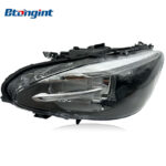 OEM US‑Spec Headlight Assembly With Amber Marker For 2015 BMW 5‑Series F10 F18 520 523 525 530 535, Original Used Front Headlamp