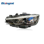 OEM US‑Spec LED Adaptive Headlight Assembly With Amber Side Marker For 2018 BMW 4‑Series F32, Original Used Front Headlamp