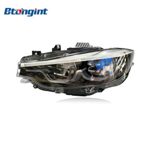 OEM US‑Spec LED Adaptive Headlight Assembly With Amber Side Marker For 2018 BMW 4‑Series F32, Original Used Front Headlamp