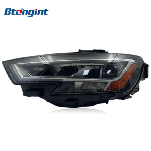 OEM US‑Spec LED Headlight Assembly With Amber Side Marker For 2012‑2020 Audi A3 8V, Original Used Front Headlamp