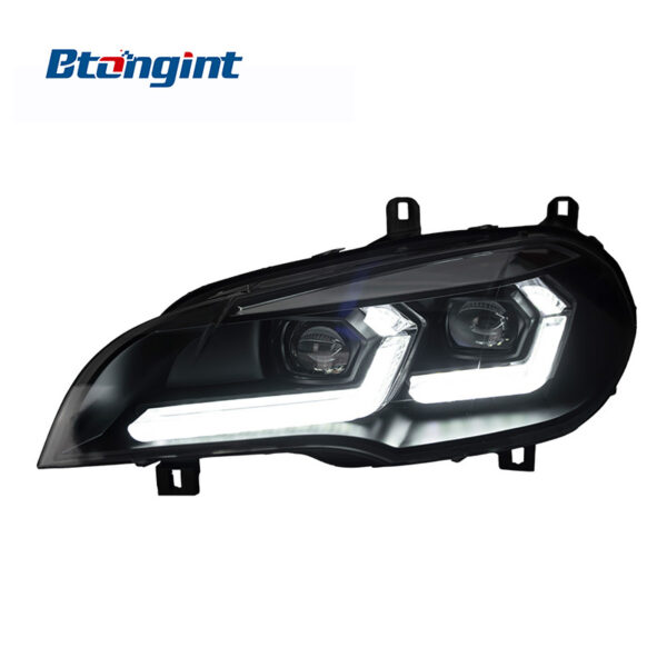 Suitable for 07‑13 BMW X5 E70 Headlight Assembly, Modified New‑Style LED Lens DRL with Sequential Turn SignalAliExpress