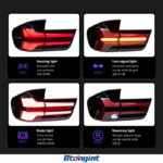 Fits 07‑13 BMW X5 E70 Tail Light Assembly, Modified LED Taillight with Sequential Turn Signal & Brake Light