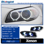 Fits 11‑17 BMW 5 Series F10 Headlight Assembly, Modified Arrow‑Style LED Projector Headlamp with Sequential Turn Signal
