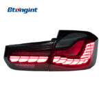 Dragon Scale LED Tail Light Assembly for 2013-2019 BMW 3 Series F30 F35, Sequential Turn Signal