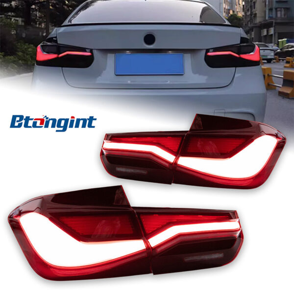 LED Tail Light Assembly for 2013-2019 BMW 3 Series F30 F35, Running Light, Brake Light, Turn Signal Lamp, Direct OE Replacement
