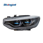 Spoon Style LED Headlight Assembly for 2013-2020 BMW 4 Series F32, LED Daytime Running Light, Sequential Turn Signal