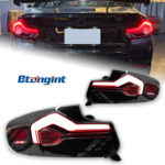 New Style LED Tail Light Assembly for 2014-2020 BMW 2 Series F22, Sequential Turn Signal, Running Light