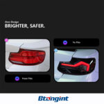 New Style LED Tail Light Assembly for 2014-2020 BMW 2 Series F22, Sequential Turn Signal, Running Light