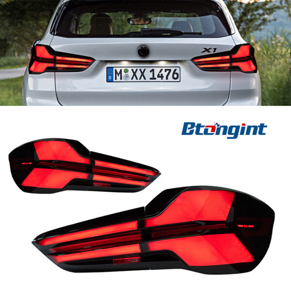 Old To New LED Tail Light Assembly for 2016-2022 BMW X1 F49, Brake Light, Sequential Turn Signal.