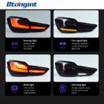 LED Tail Light Assembly for 2016-2019 BMW X1 F48 F49, Running Light, Turn Signal, Brake Light, Reverse Lamp