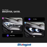 LED Projector Headlight Assembly for 2016-2023 BMW X1 F48/F49, Arrow Style Turn Signal.