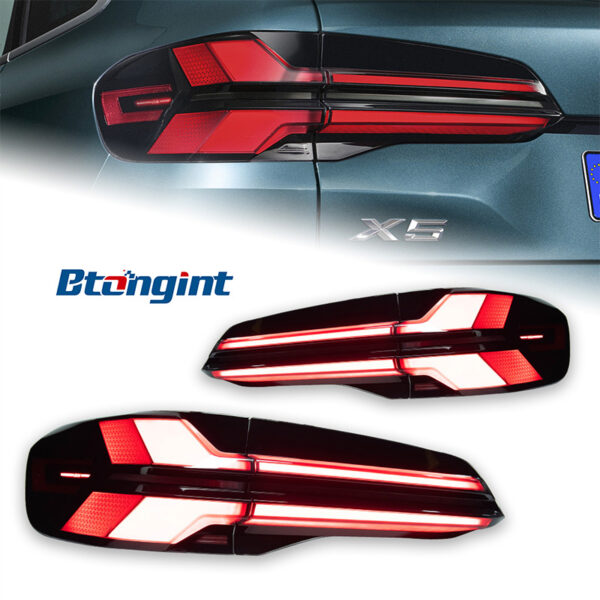 Tail Light Assembly for BMW X5 G05 2019-2023, Modified LED Rear Taillight with Running Light & Sequential Turn Signal