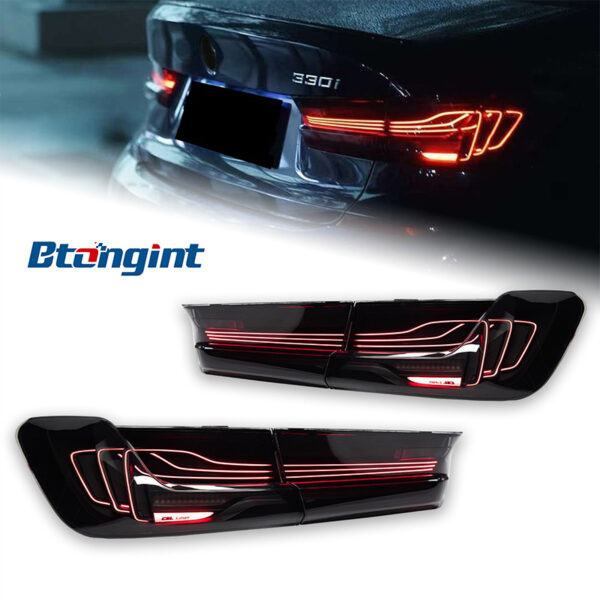 Tail Light Assembly for BMW 3 Series G20 G28 2019-2022, Modified Laser LED Taillight with Sequential Turn Signal