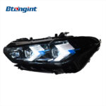 Headlight Assembly for BMW X5 G05 2019-2022, Retrofit Arrow Style Sequential DRL LED Projector Headlight.