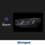Headlight Assembly for BMW 3 Series G20 2019-2025, Retrofit Fangs Style LED Dual Color DRL & Turn Signal Lamp