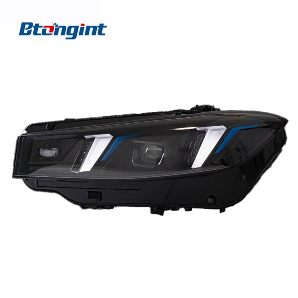 Headlight Assembly for BMW 3 Series G20 2019-2025, Retrofit Fangs Style LED Dual Color DRL & Turn Signal Lamp