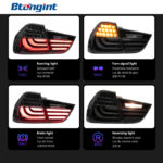 LED Tail Light Assembly For BMW 3 Series E90 2005-2012, Modified DRL Brake Light Turn Signal Reverse Lamp.
